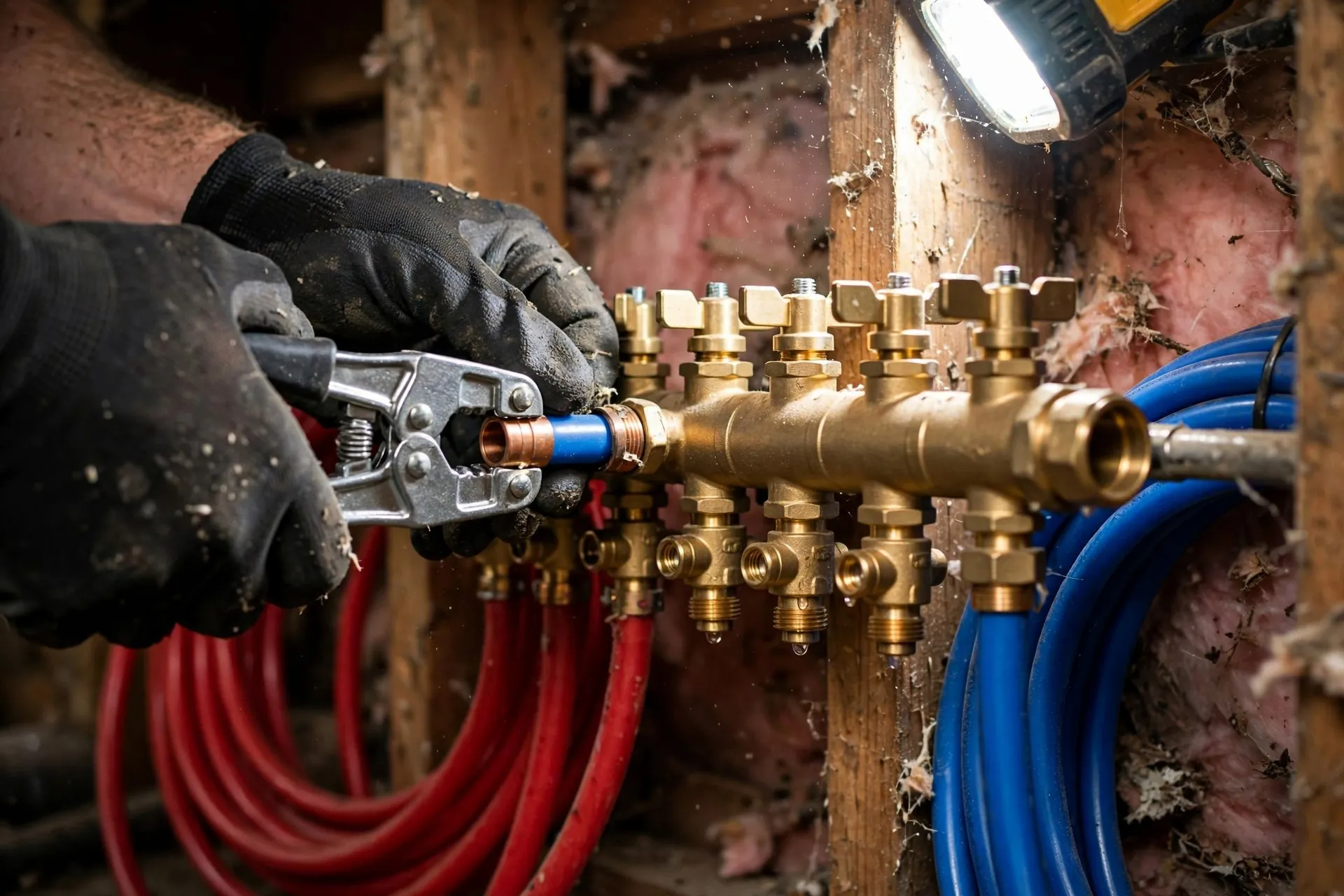Repiping work by Kleinhans & Sons